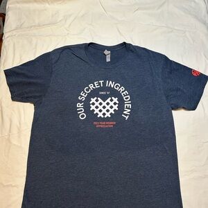 Men's Blue Graphic T-Shirt